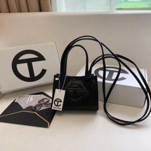 Telfar Small Black Shopping Bag